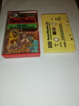 PPerry Rhodan Folge 9 Die Spur durch Raum und Zeit Gelb 516308.0 Europa(Frontcover bemalt)